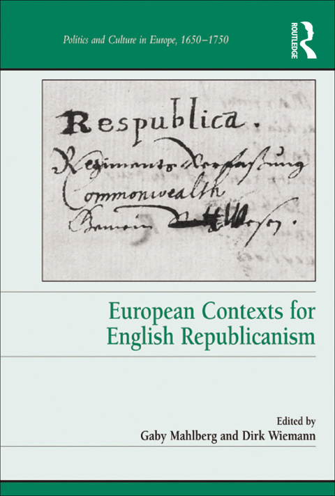 Cover image for book European Contexts for English Republicanism