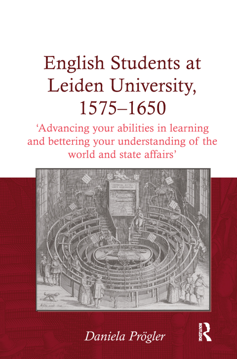 Cover image for book English Students at Leiden University, 1575-1650