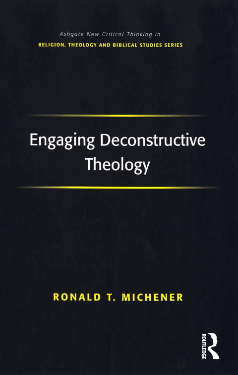 Cover image for book Engaging Deconstructive Theology