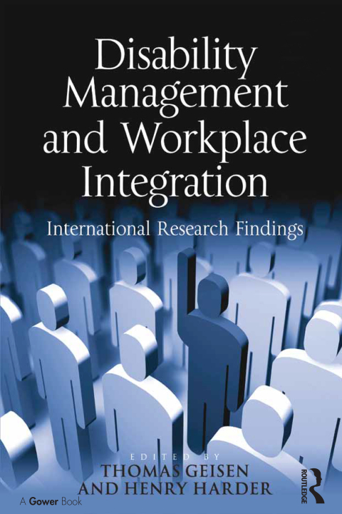 Cover image for book Disability Management and Workplace Integration