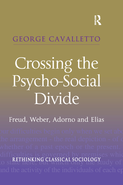 Cover image for book Crossing the Psycho-Social Divide
