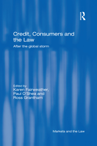 Cover image: Credit, Consumers and the Law 1st edition 9781472452344
