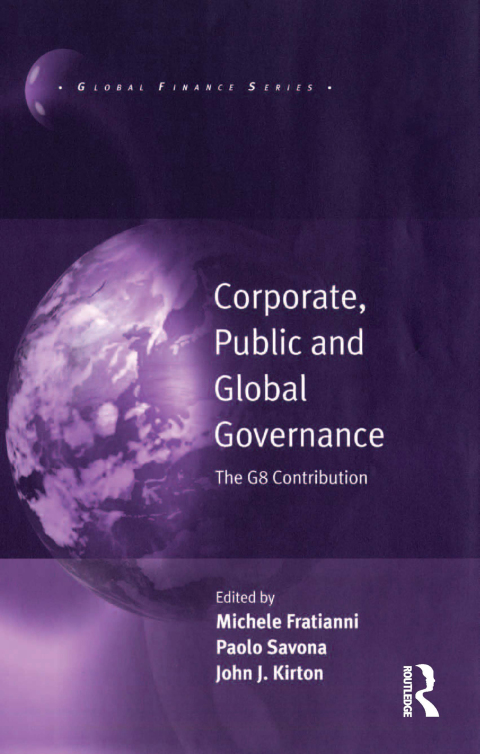 Cover image for book Corporate, Public and Global Governance