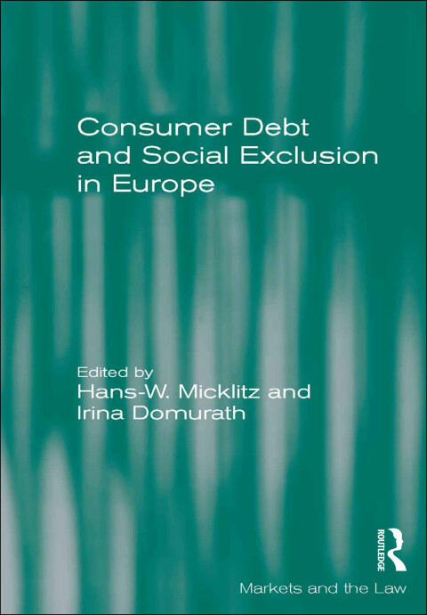 Cover image for book Consumer Debt and Social Exclusion in Europe