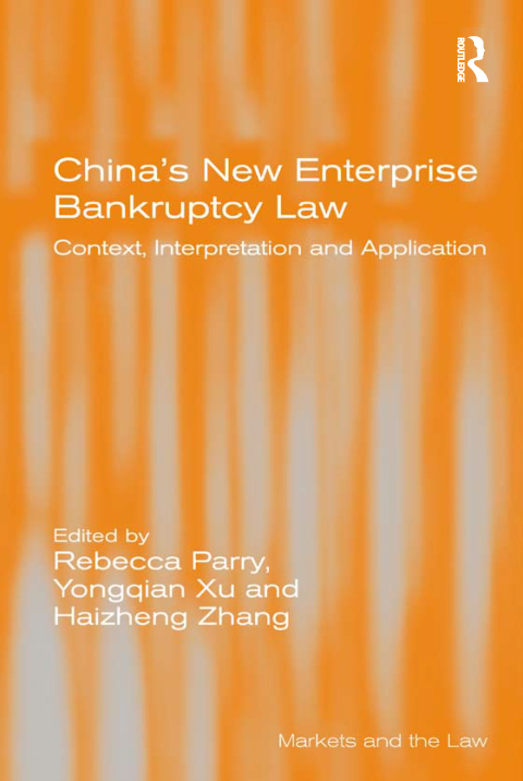 Cover image for book China's New Enterprise Bankruptcy Law