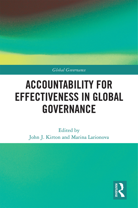 Cover image for book Accountability for Effectiveness in Global Governance