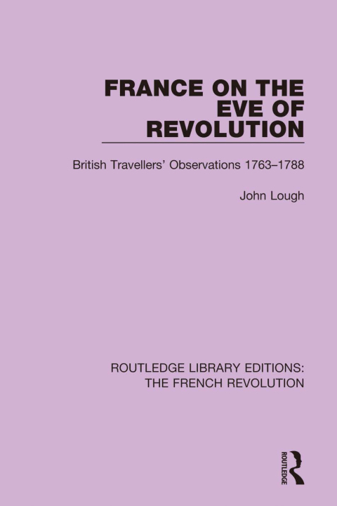 Cover image for book France on the Eve of Revolution