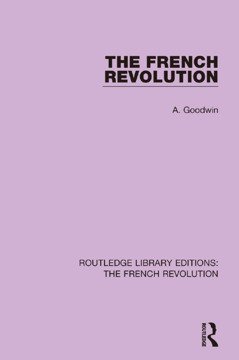 Cover image for book The French Revolution