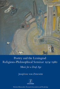 Cover image: Poetry and the Leningrad Religious-Philosophical Seminar 1974-1980 1st edition 9780367598426