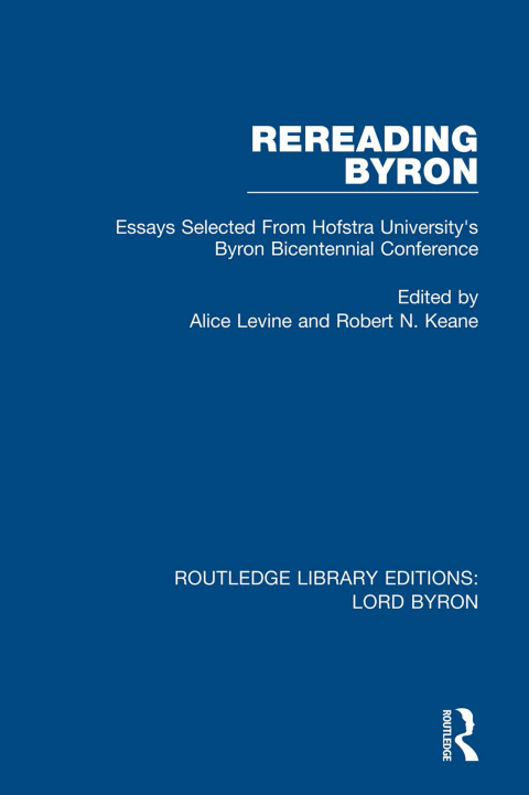 Cover image for book Rereading Byron