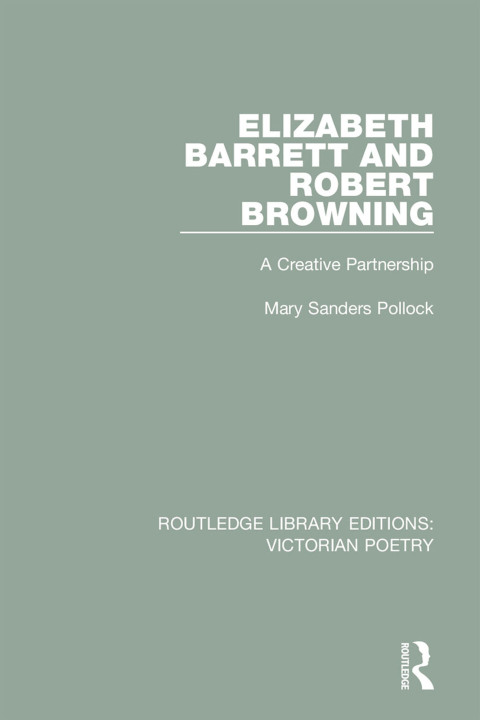 Cover image for book Elizabeth Barrett and Robert Browning