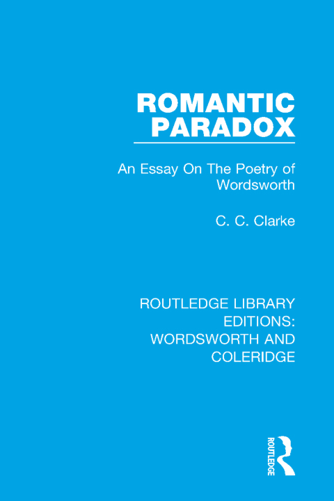 Cover image for book Romantic Paradox