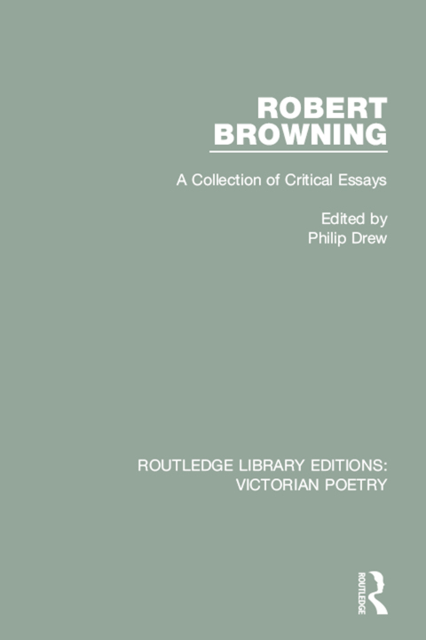 Cover image for book Robert Browning