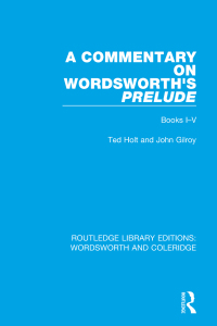 Titelbild: A Commentary on Wordsworth's Prelude 1st edition 9781138670068