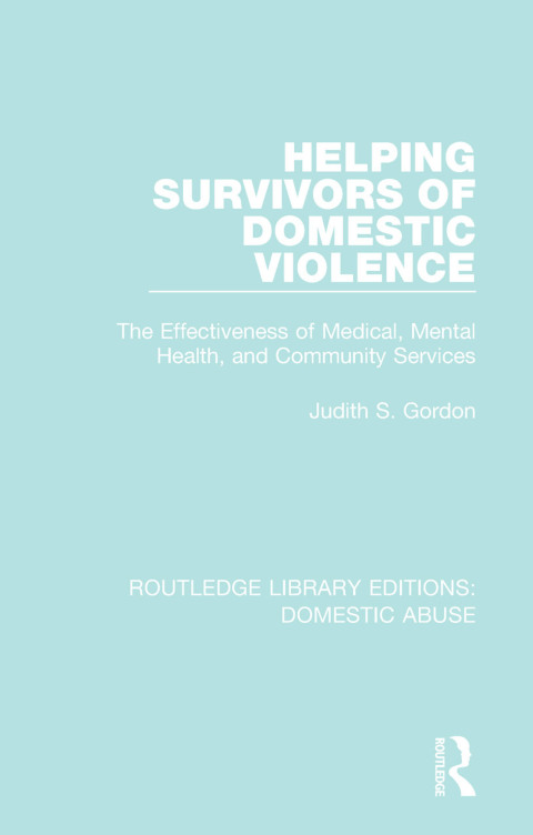 Cover image for book Helping Survivors of Domestic Violence