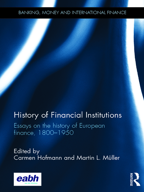 Cover image for book History of Financial Institutions