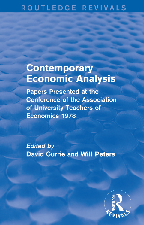 Cover image for book Contemporary Economic Analysis (Routledge Revivals)