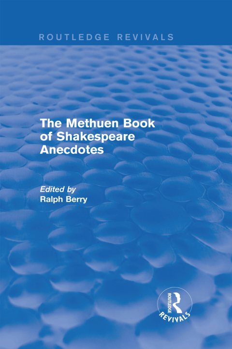 Cover image for book The Methuen Book of Shakespeare Anecdotes
