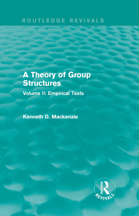 Cover image for book A Theory of Group Structures