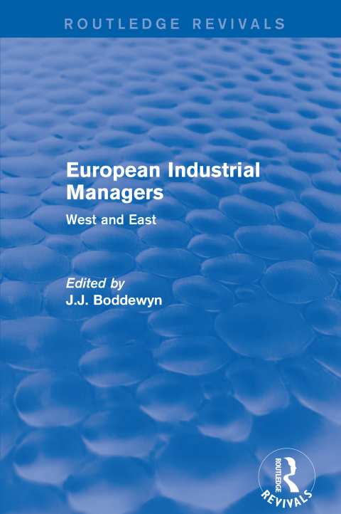 Cover image for book European Industrial Managers