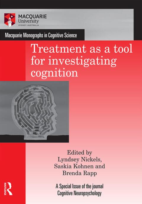 Cover image for book Treatment as a tool for investigating cognition