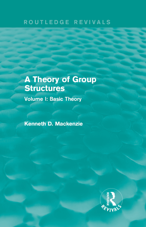 Cover image for book A Theory of Group Structures
