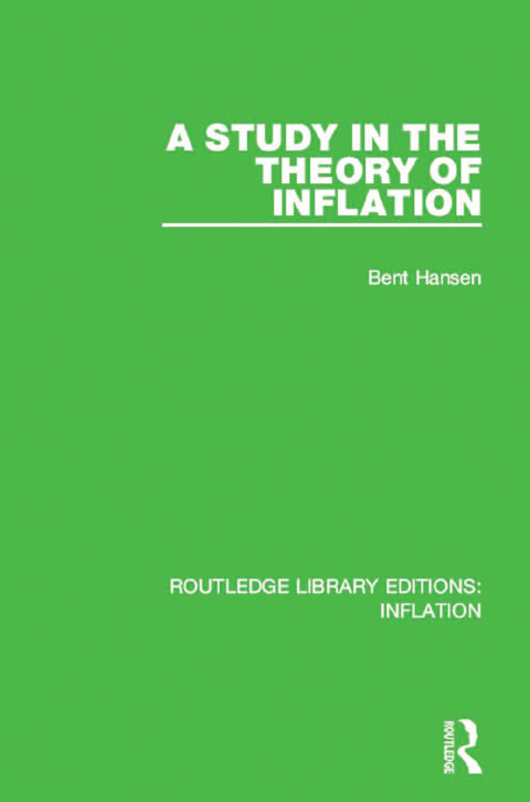 Cover image for book A Study in the Theory of Inflation