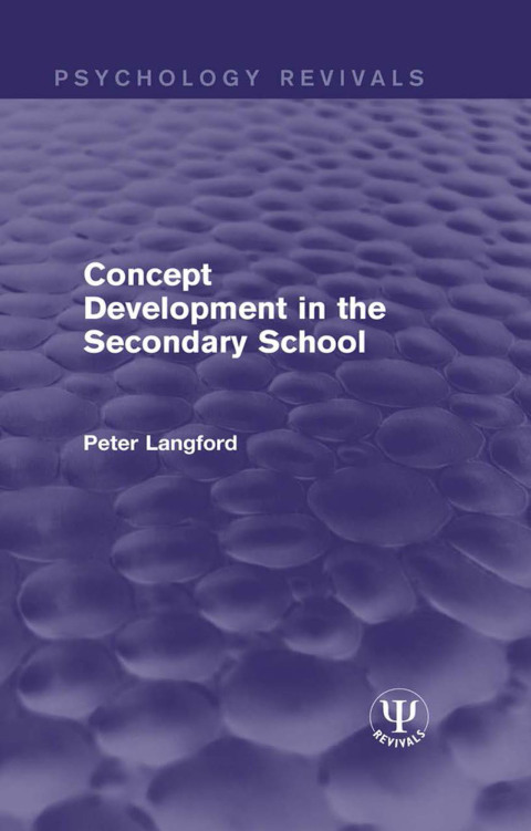 Concept Development in the Secondary School 
