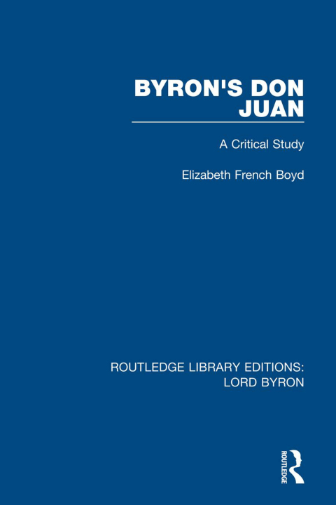 Cover image for book Byron's Don Juan