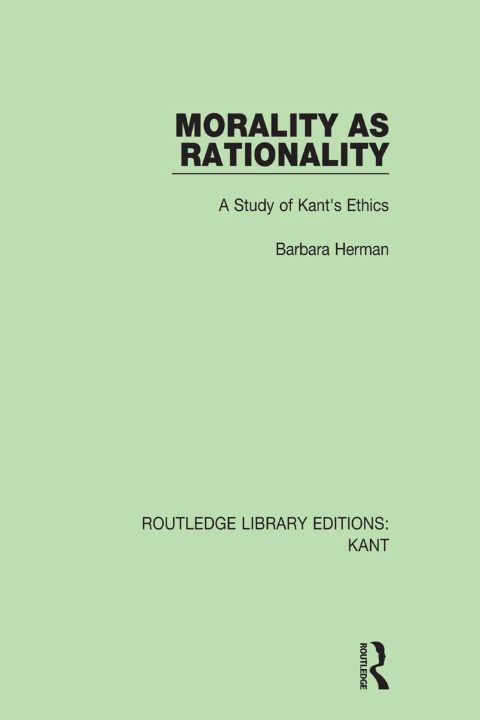 Cover image for book Morality as Rationality