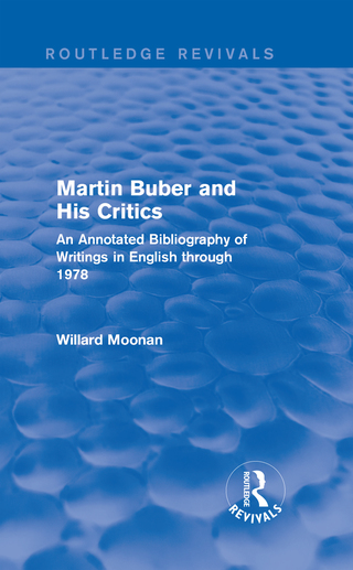 Martin Buber and His Critics (Routledge Revivals)