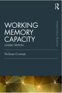 Cover image: Working Memory Capacity 1st edition 9781138913370