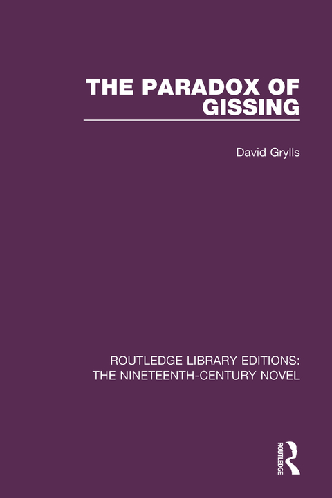 Cover image for book The Paradox of Gissing