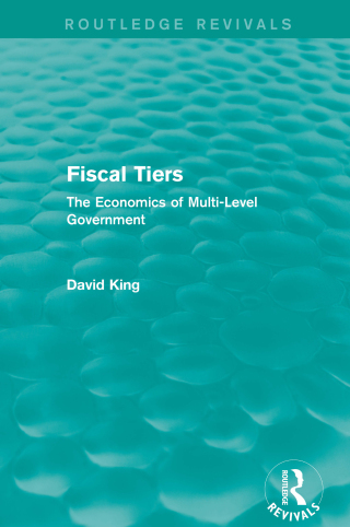 Fiscal Tiers (Routledge Revivals)