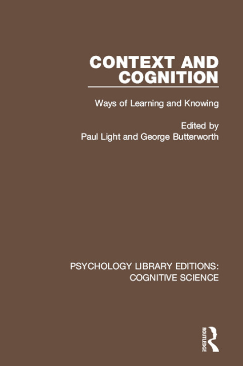 Cover image for book Context and Cognition