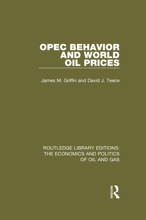 OPEC Behaviour and World Oil Prices 