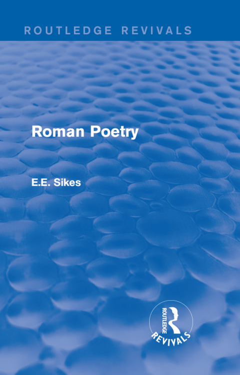Cover image for book Roman Poetry