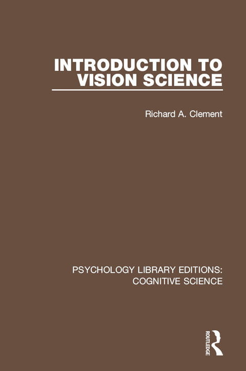 Cover image for book Introduction to Vision Science