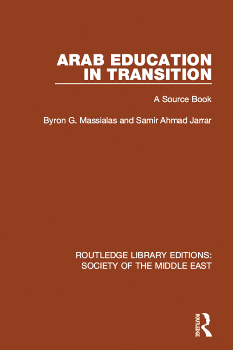 Cover image for book Arab Education in Transition