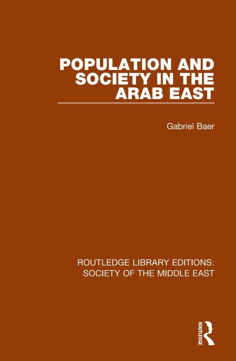 Cover image for book Population and Society in the Arab East