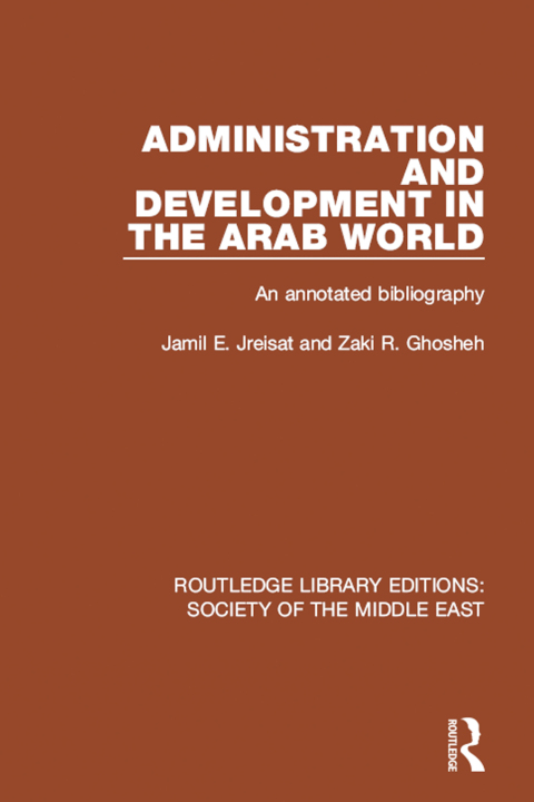 Cover image for book Administration and Development in the Arab World