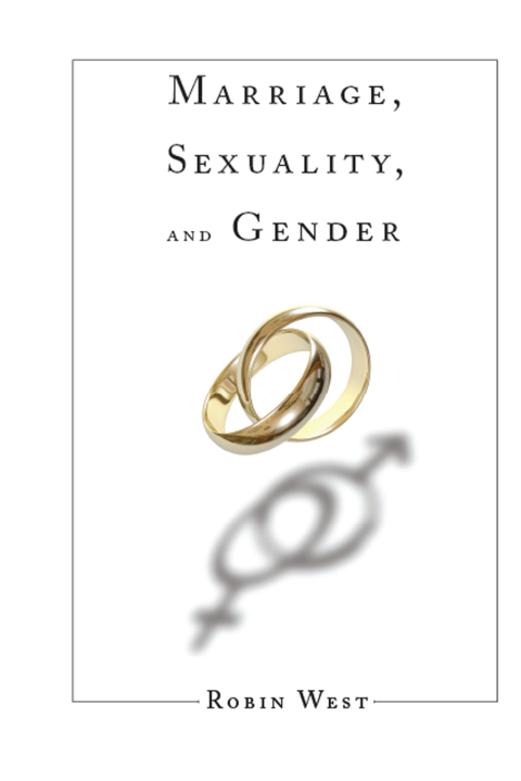 Cover image for book Marriage, Sexuality, and Gender