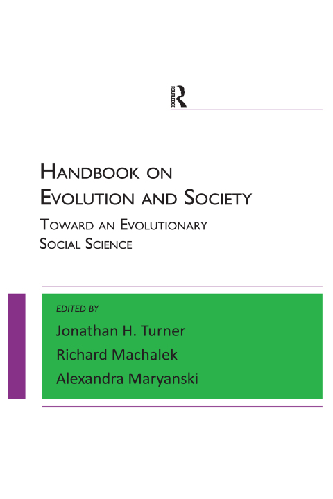Cover image for book Handbook on Evolution and Society