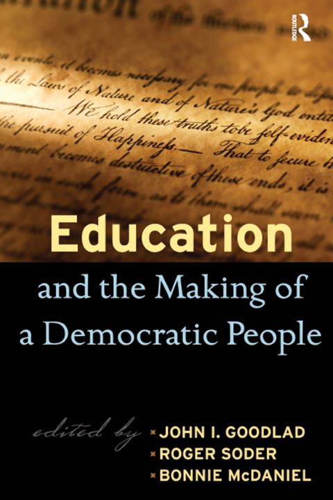 Cover image for book Education and the Making of a Democratic People
