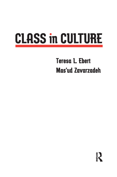Cover image for book Class in Culture