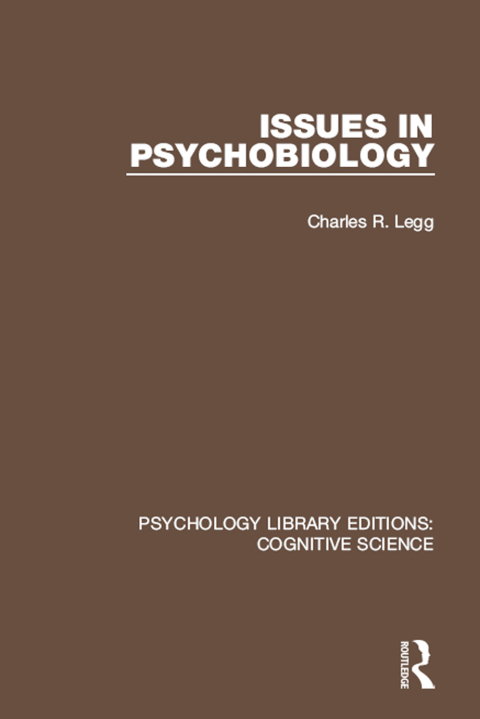 Cover image for book Issues in Psychobiology