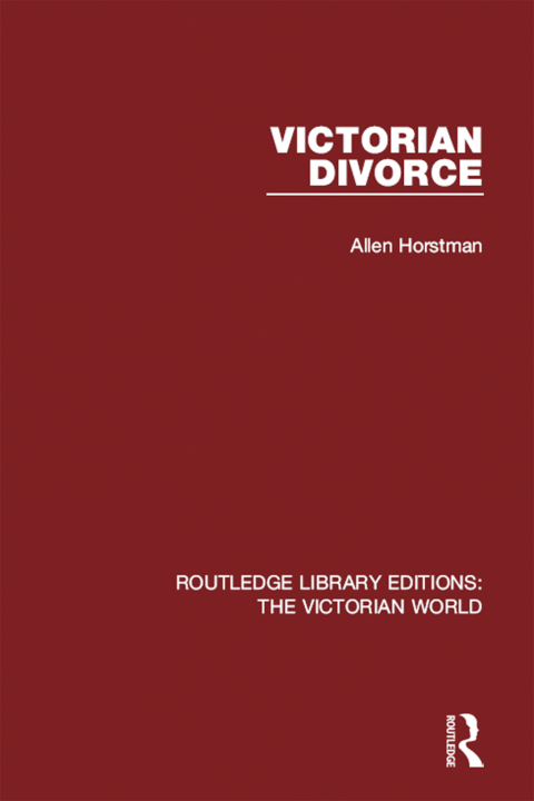 Cover image for book Victorian Divorce