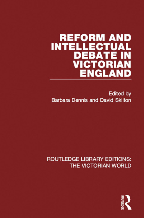 Cover image for book Reform and Intellectual Debate in Victorian England