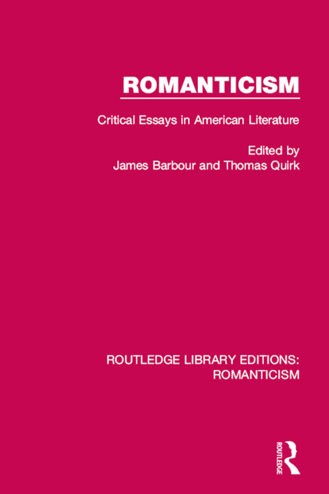 Cover image for book Romanticism