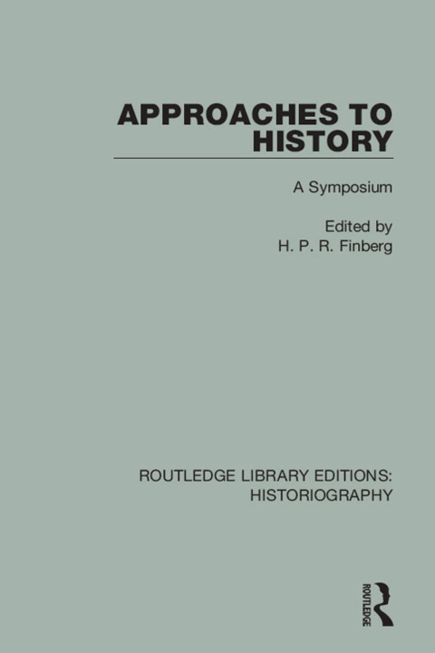 Cover image for book Approaches to History